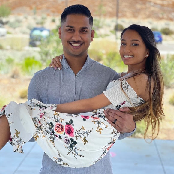 Floral Off The Shoulder Split Chiffon Maxi Dress - Picture 6 of 6